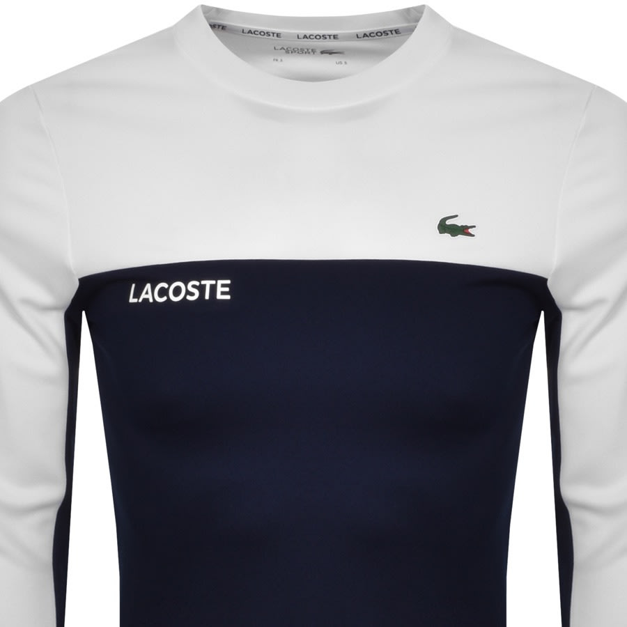 Alternative Image for ProductLacoste Sport Long Sleeved Logo T Shirt White2